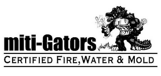 MITI-GATORS CERTIFIED FIRE, WATER & MOLD logo
