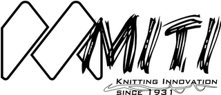 MITI KNITTING INNOVATION SINCE 1931 logo