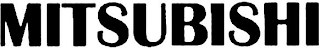 MITSUBISHI logo