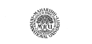 MIU MAHARISHI INTERNATIONAL UNIVERSITY KNOWLEDGE IS STRUCTURED IN CONSCIOUSNESS logo