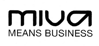 MIVA MEANS BUSINESS logo
