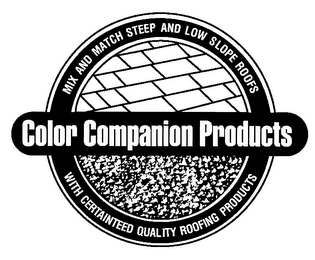 MIX AND MATCH STEEP AND LOW SLOPE ROOFS COLOR COMPANION PRODUCTS WITH CERTAINTEED QUALITY ROOFING PRODUCTS logo