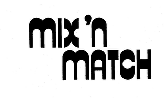 MIX 'N MATCH logo