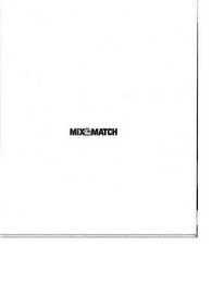MIX&MATCH logo