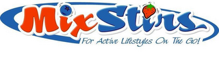 MIXSTIRS FOR ACTIVE LIFESTYLES ON THE GO! logo