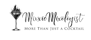 MIXXIEMIXOLOGIST MORE THAN JUST A COCKTAIL logo