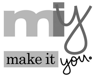 MIY MAKE IT YOU. logo