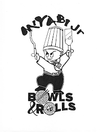 MIYABI JR BOWLS & ROLLS logo