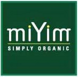 MIYIM SIMPLY ORGANIC logo