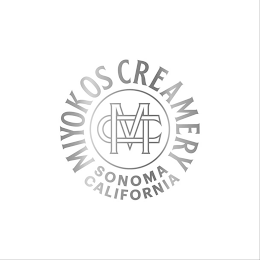 MIYOKOS CREAMERY SONOMA CALIFORNIA MC logo
