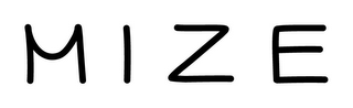 MIZE logo