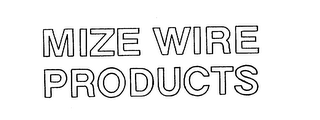 MIZE WIRE PRODUCTS logo