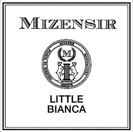 MIZENSIR LITTLE BIANCA CREATEUR DE PARFUM MANUFACTURA GENEVE logo