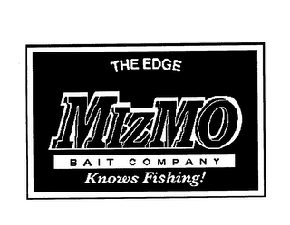 MIZMO BAIT COMPANY THE EDGE KNOWS FISHING! logo