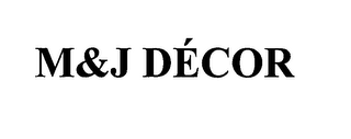 M&J DÉCOR logo