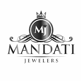 MJ MANDATI JEWELERS logo