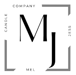MJ MEL JESS CANDLE COMPANY logo