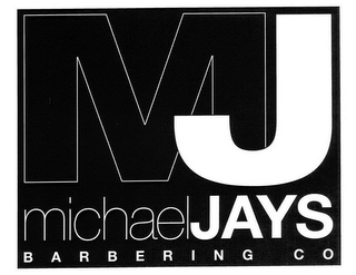 MJ MICHAELJAYS BARBERING CO logo