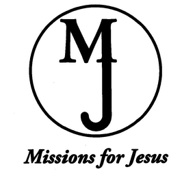 MJ MISSIONS FOR JESUS logo