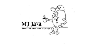 MJ MJ JAVA ROASTERS OF FINE COFFEE logo