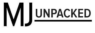 MJ UNPACKED logo