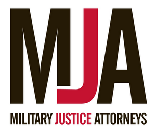 MJA MILITARY JUSTICE ATTORNEYS logo