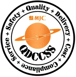 MJC QDCCSS QUALITY + DELIVERY + COST + COMPLIANCE + SERVICE + SAFETY + logo