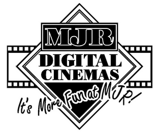 MJR DIGITAL CINEMAS IT'S MORE FUN AT MJR! logo