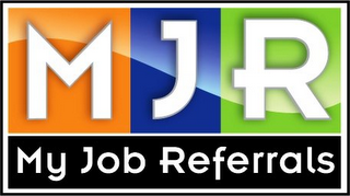 MJR MY JOB REFERRALS logo