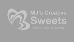 MJ'S CREATIVE SWEETS FOR THE LOVE OF BAKING logo