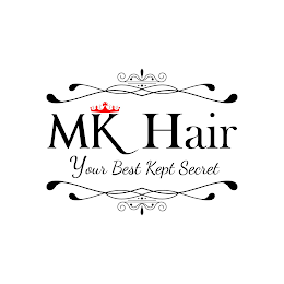MK HAIR YOUR BEST KEPT SECRET logo