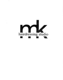 MK HAIRDRESSING STUDIO logo