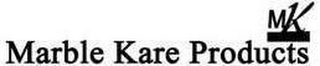 MK MARBLE KARE PRODUCTS logo