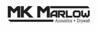 MK MARLOW ACOUSTICS + DRYWALL logo