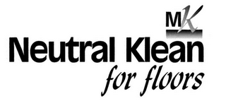 MK NEUTRAL KLEAN FOR FLOORS logo