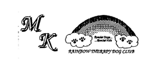 MK RAINBOW THERAPY DOG CLUB SPECIAL DOGS......SPECIAL KIDS logo
