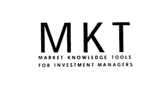 MKT MARKET KNOWLEDGE TOOLS FOR INVESTMENT MANAGERS logo