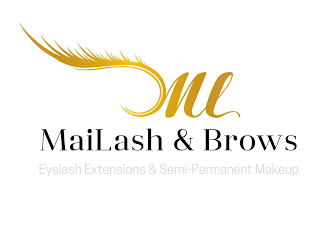 ML MAILASH & BROWS EYELASH EXTENSIONS & SEMI-PERMANENT MAKEUP logo