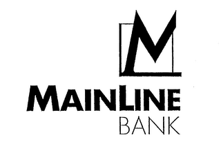 ML MAIN LINE BANK logo