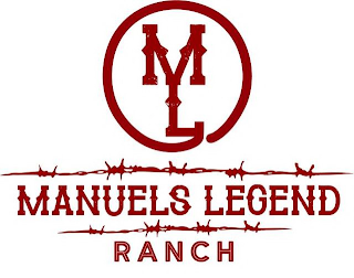 ML MANUELS LEGEND RANCH logo