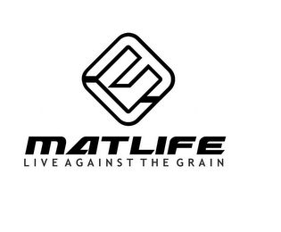 ML MATLIFE LIVE AGAINST THE GRAIN logo