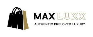 ML MAX LUXX AUTHENTIC PRELOVED LUXURY logo