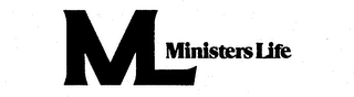 ML MINISTERS LIFE logo