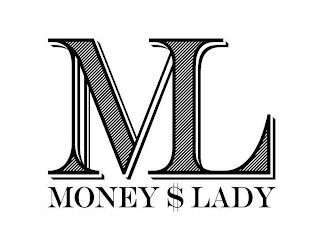 ML MONEY $ LADY logo