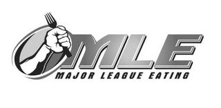 MLE MAJOR LEAGUE EATING logo