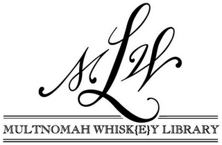 MLW MULTNOMAH WHISK{E}Y LIBRARY logo