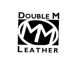 MM DOUBLE M LEATHER logo