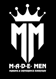 MM M.A.D.E. MEN MAKING A DIFFERENCE EVERYDAY logo