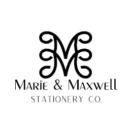 MM MARIE & MAXWELL STATIONERY CO. logo