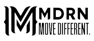 MM MDRN MOVE DIFFERENT. logo